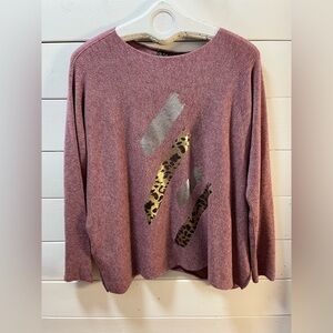 BELLA AMORE – Rose Brushstroke Top Estimated XL